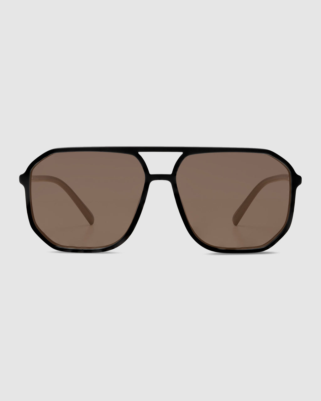 Nia Matt Black Sunglasses