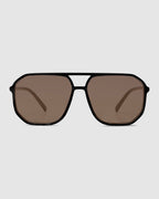 Nia Matt Black Sunglasses