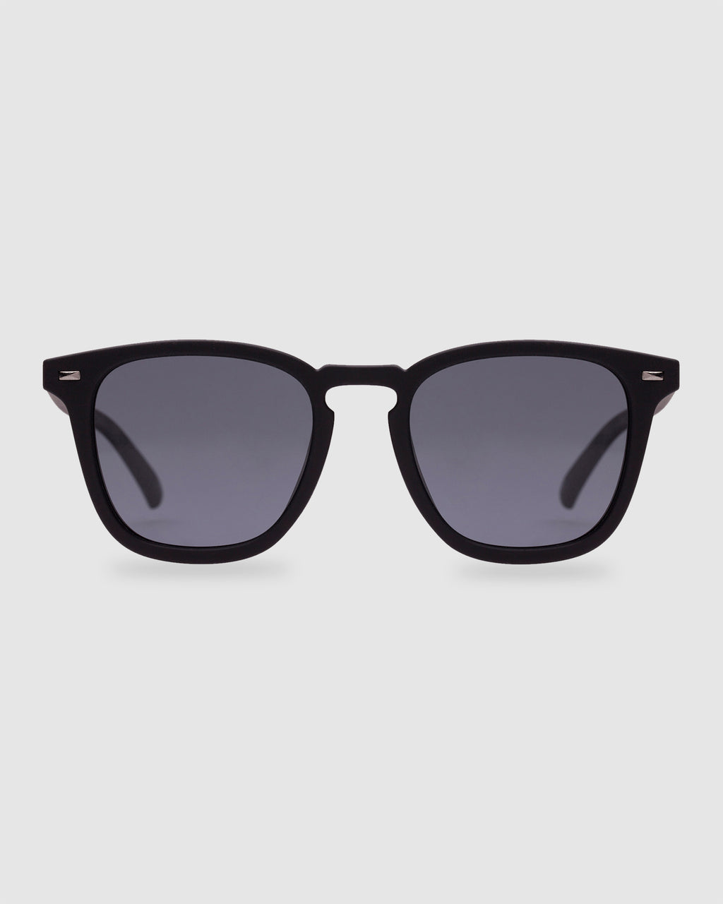 No Biggie Black Rubber Polarised Sunglasses