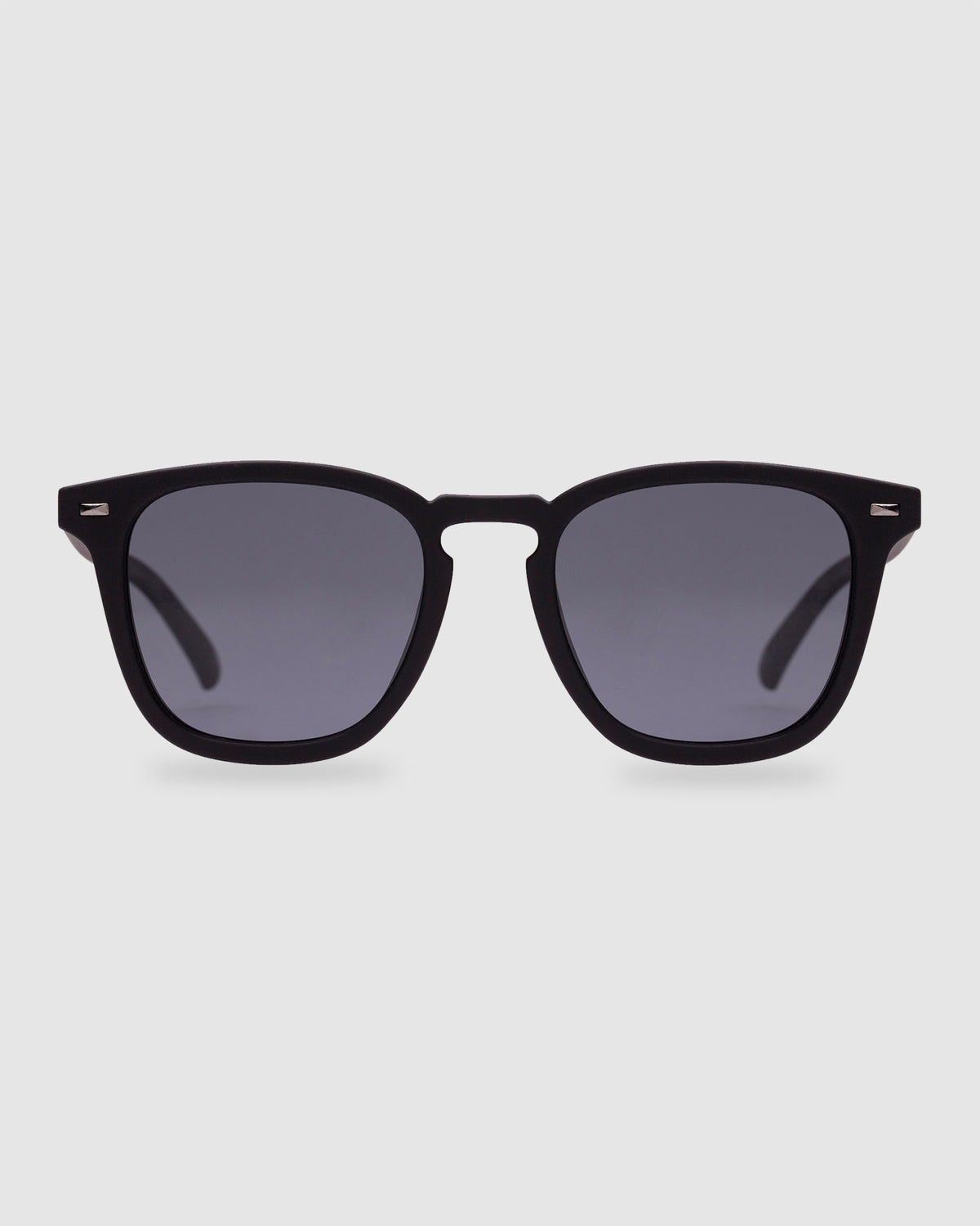 No Biggie Black Rubber Polarised Sunglasses
