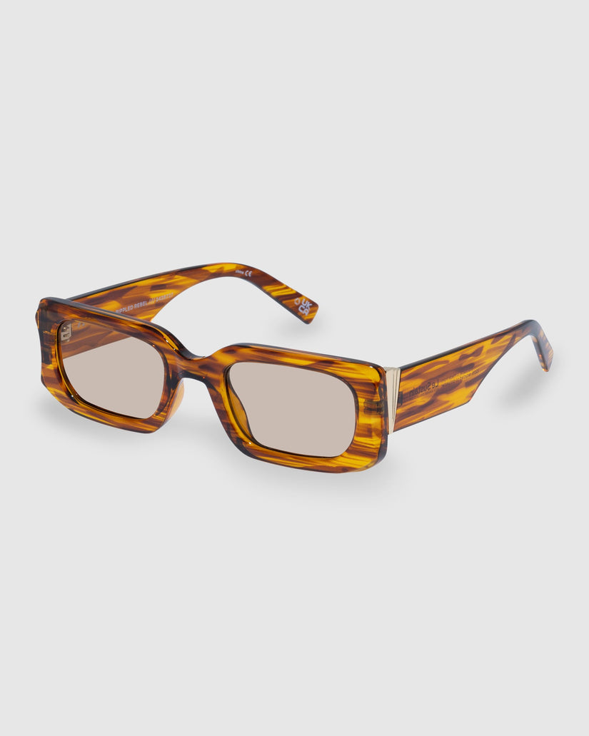 Rippled Rebel Square Sunglasses