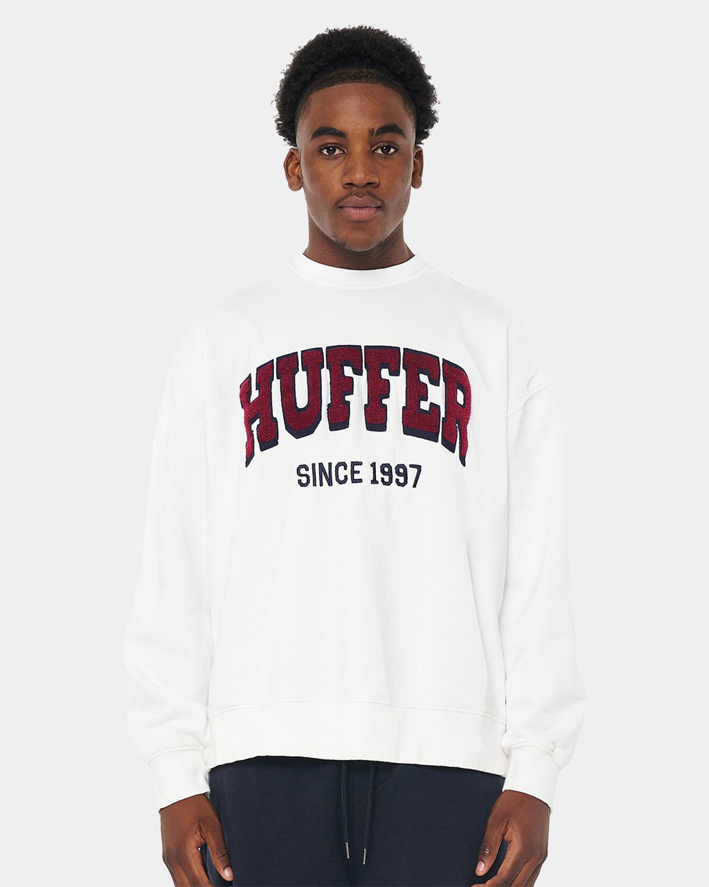 MENS BLOCK RALLY CREW NECK