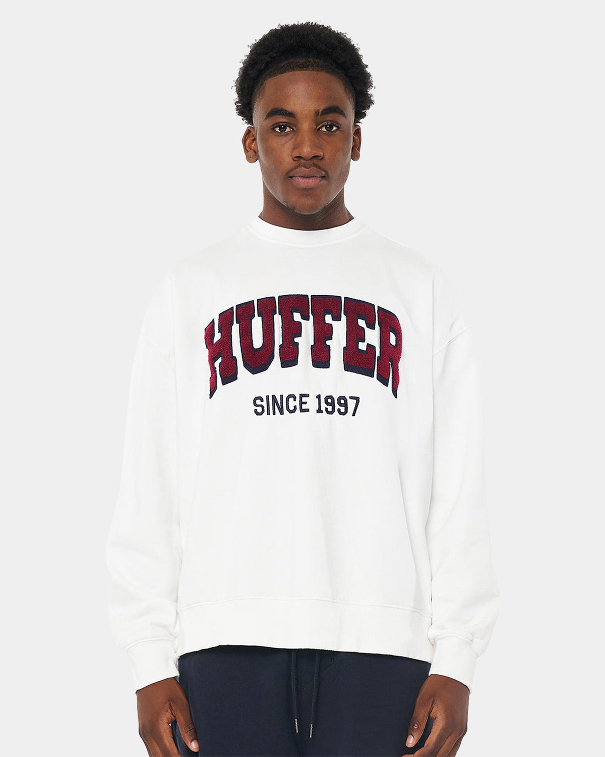 MENS BLOCK RALLY CREW NECK