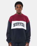 MENS PANEL BLOCK CREW NECK