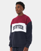 MENS PANEL BLOCK CREW NECK