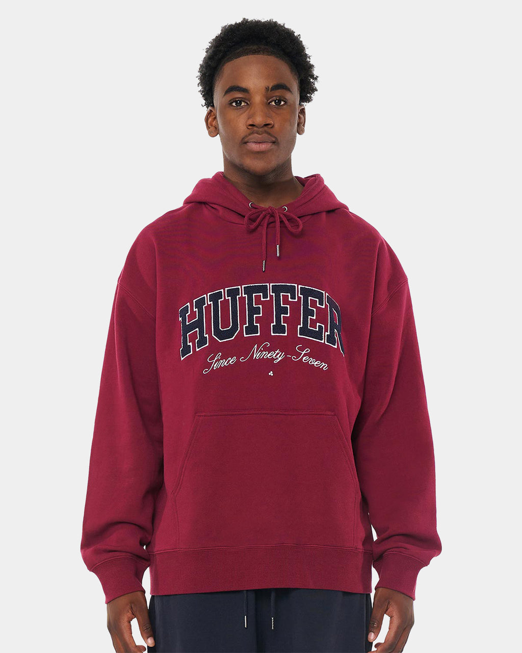 MENS BLOCK RINGS PULLOVER HOODIE