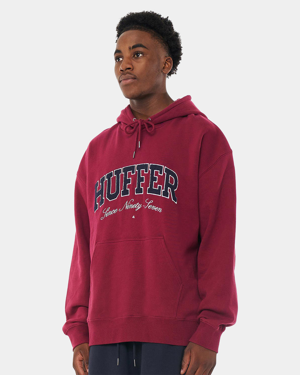 MENS BLOCK RINGS PULLOVER HOODIE