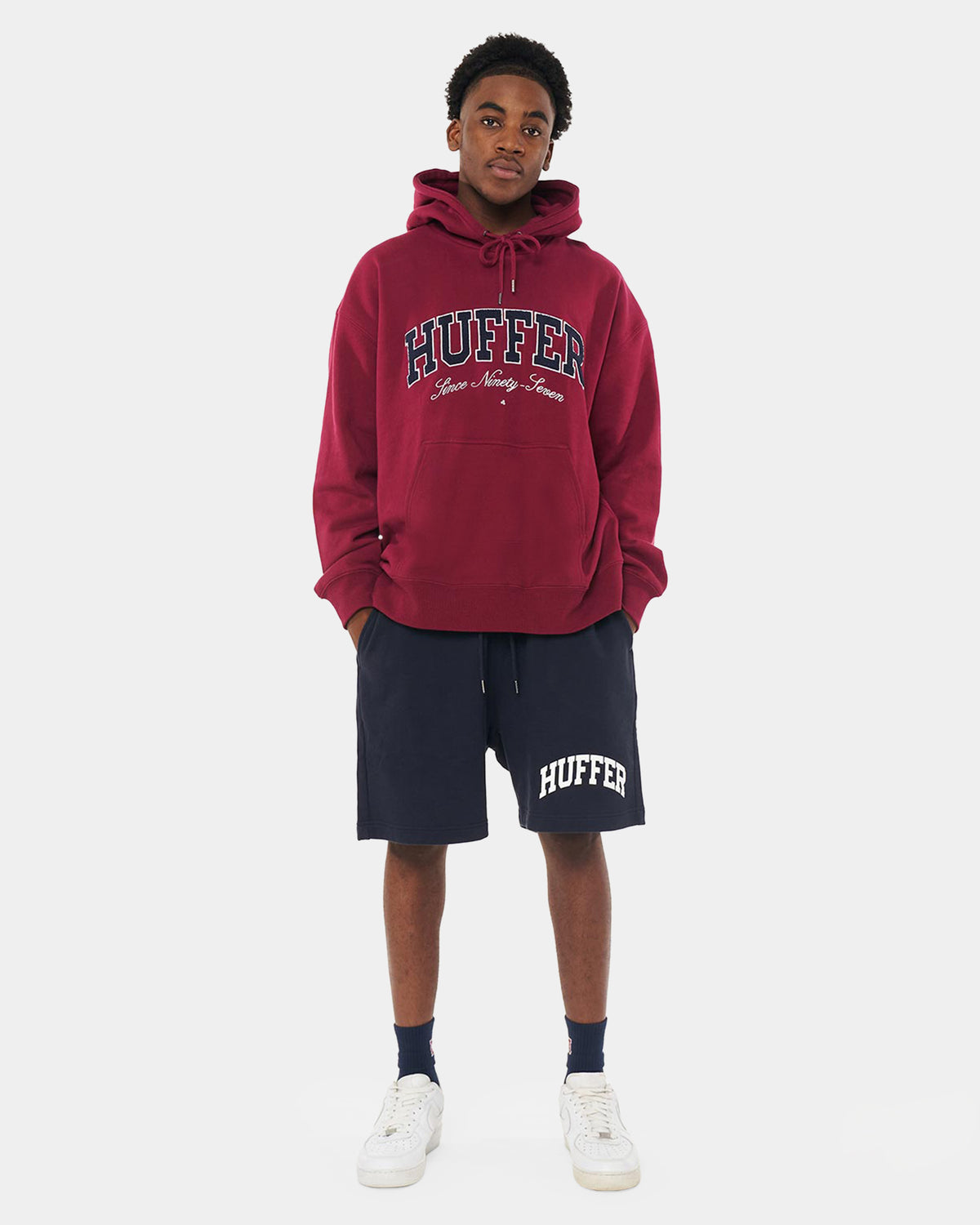 MENS BLOCK RINGS PULLOVER HOODIE