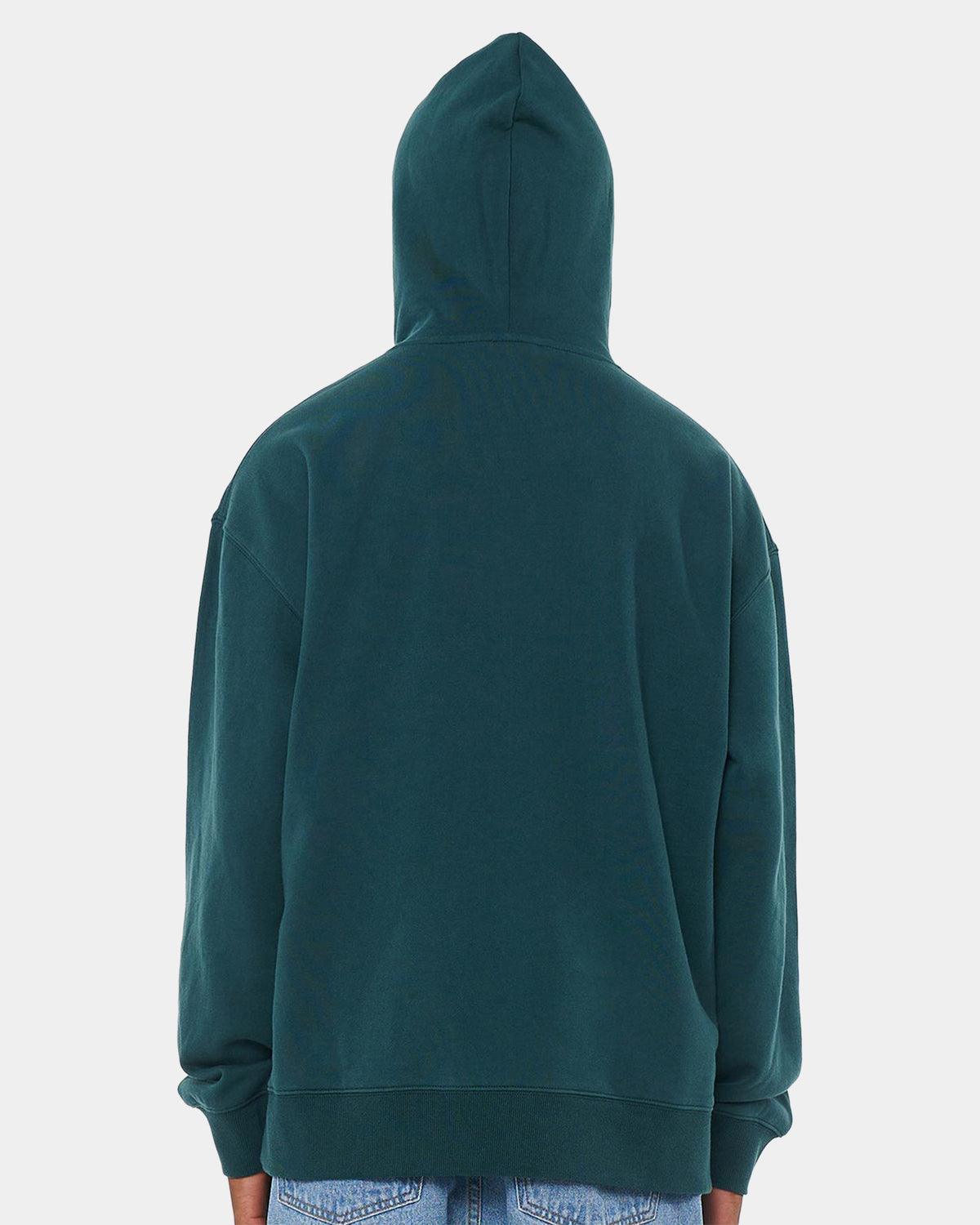 MENS BLOCK OUTLINED PULLOVER HOODIE