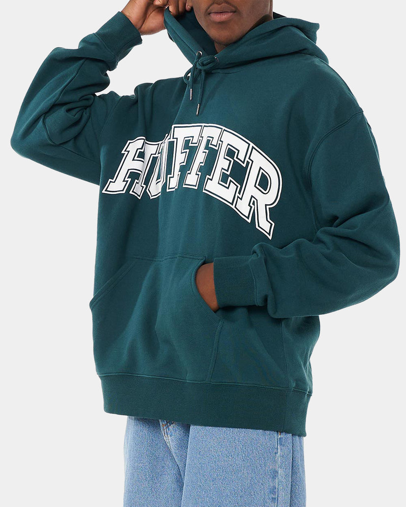 MENS BLOCK OUTLINED PULLOVER HOODIE