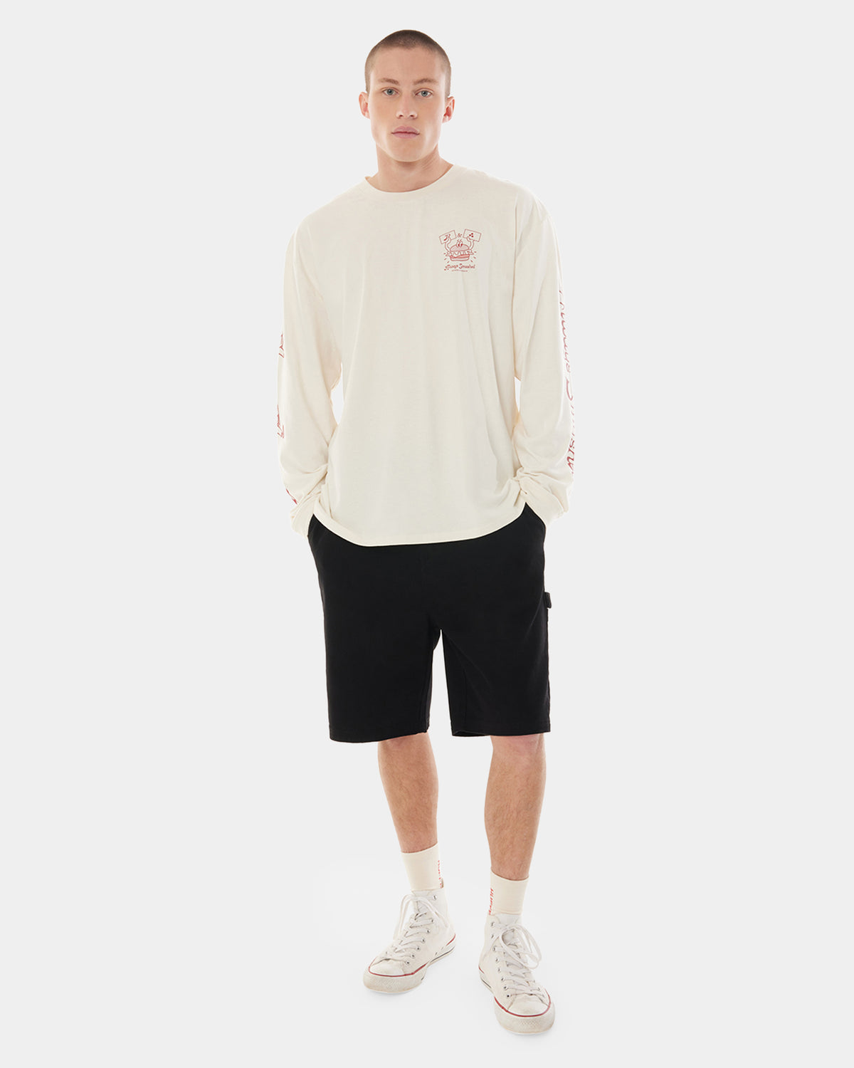 MENS PARADE BOX FREE LONG SLEEVE T-SHIRT