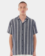 MENS LIN-IN STRIPE PARTY SHIRT