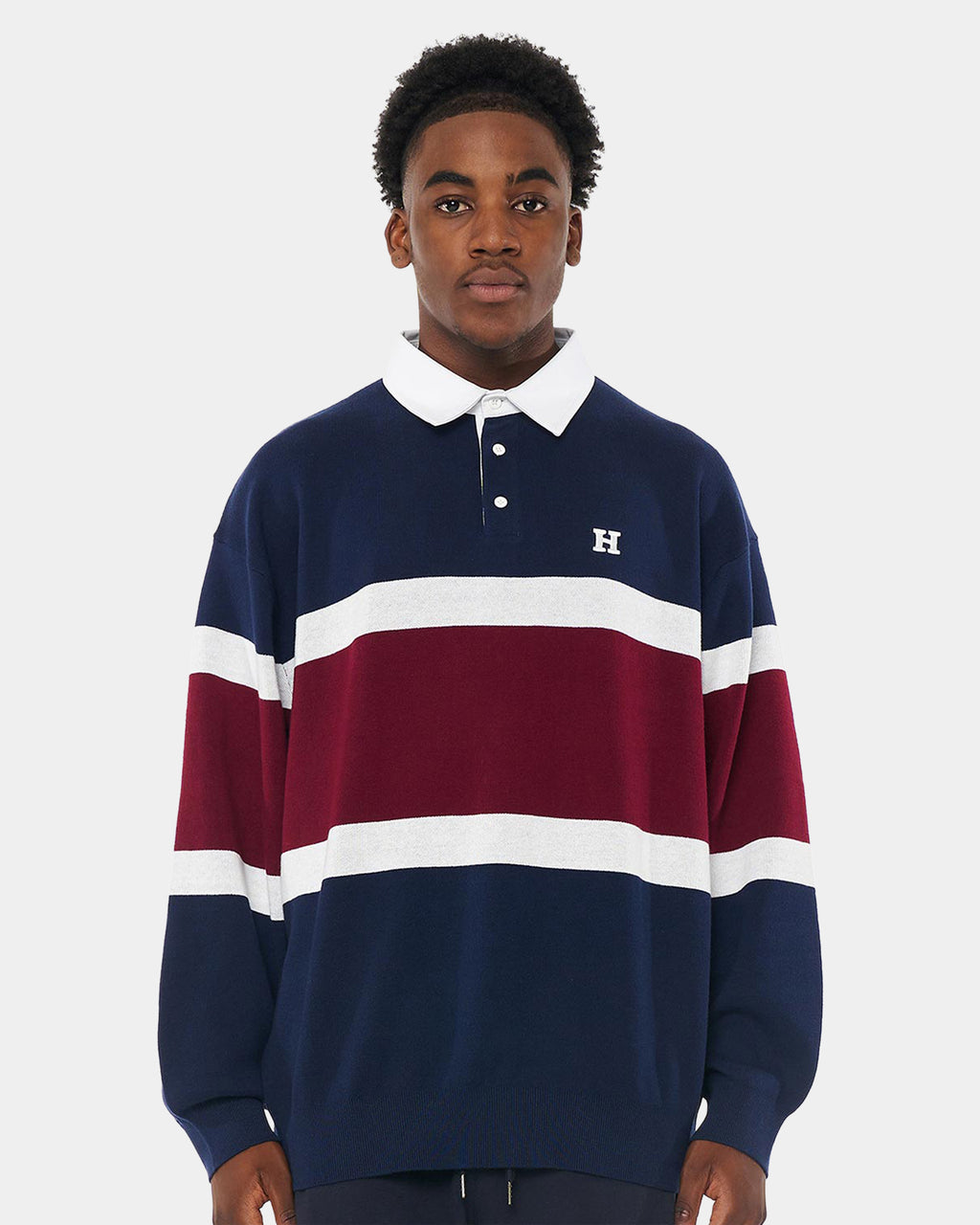 MENS 3 BALLER GRAND RUGBY POLO SHIRT