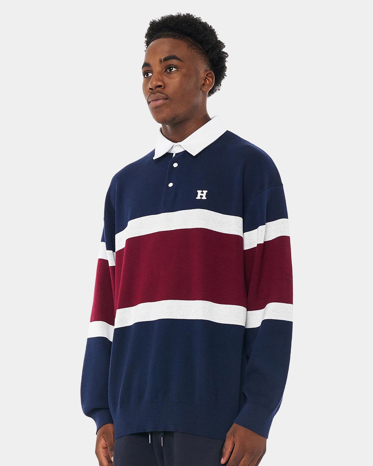 MENS 3 BALLER GRAND RUGBY POLO SHIRT