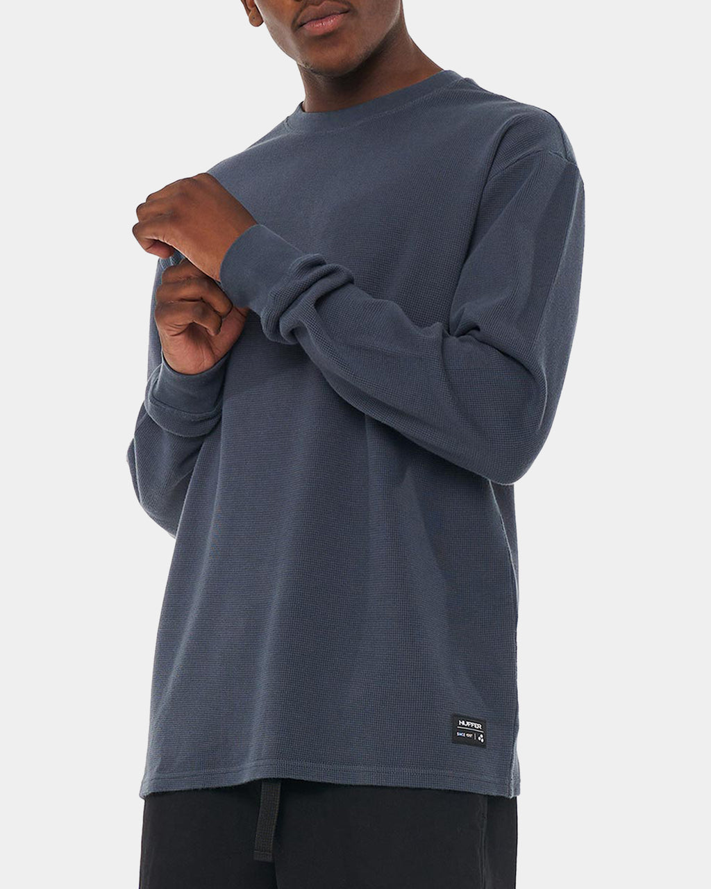 MENS WAFFLE SUP LONG SLEEVE T-SHIRT