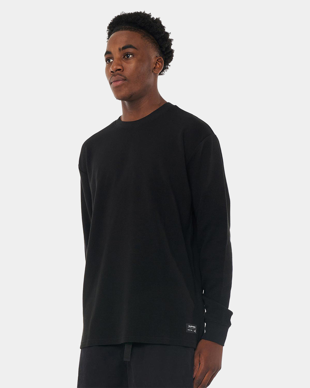 MENS WAFFLE SUP LONG SLEEVE T-SHIRT