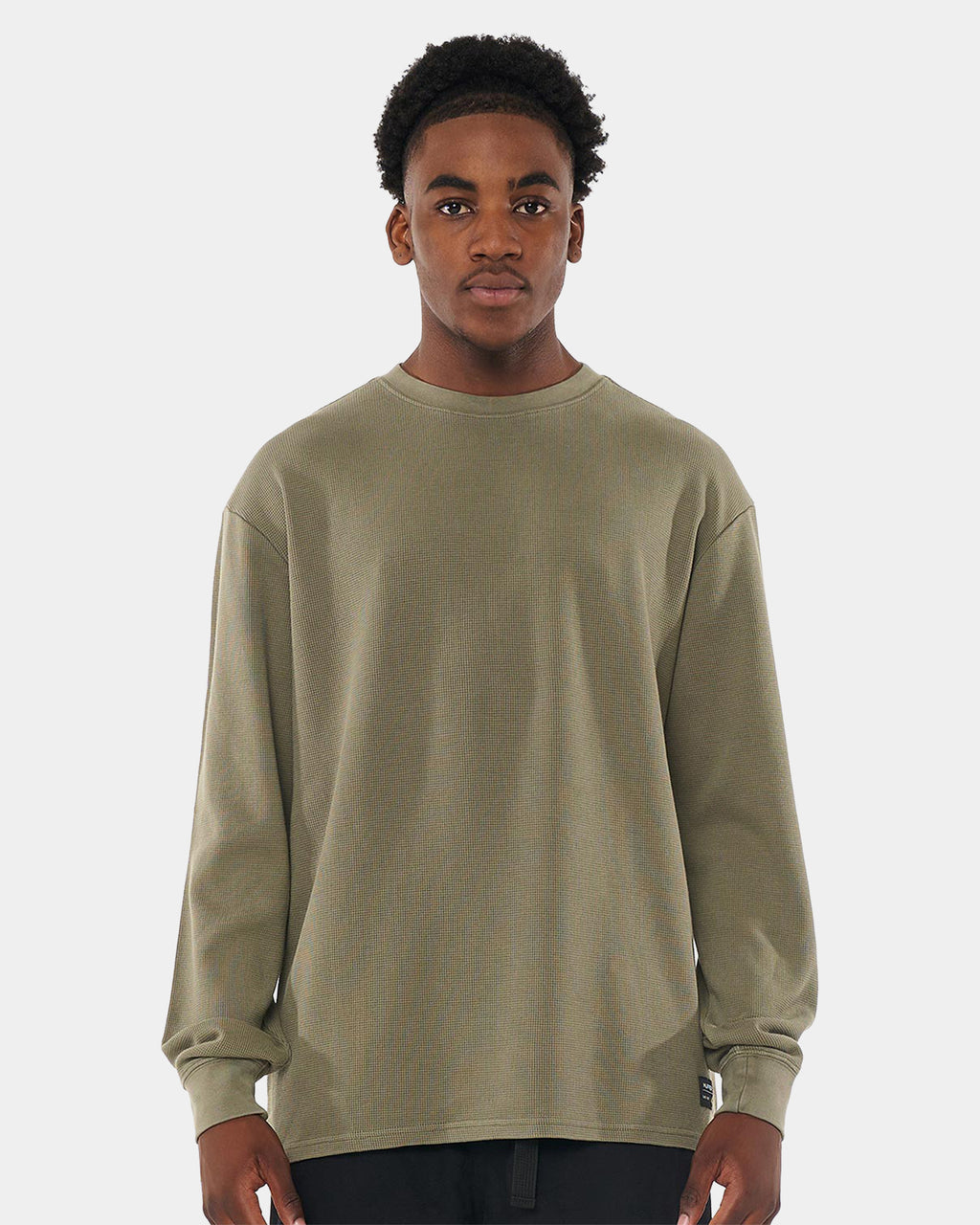 MENS WAFFLE SUP LONG SLEEVE T-SHIRT