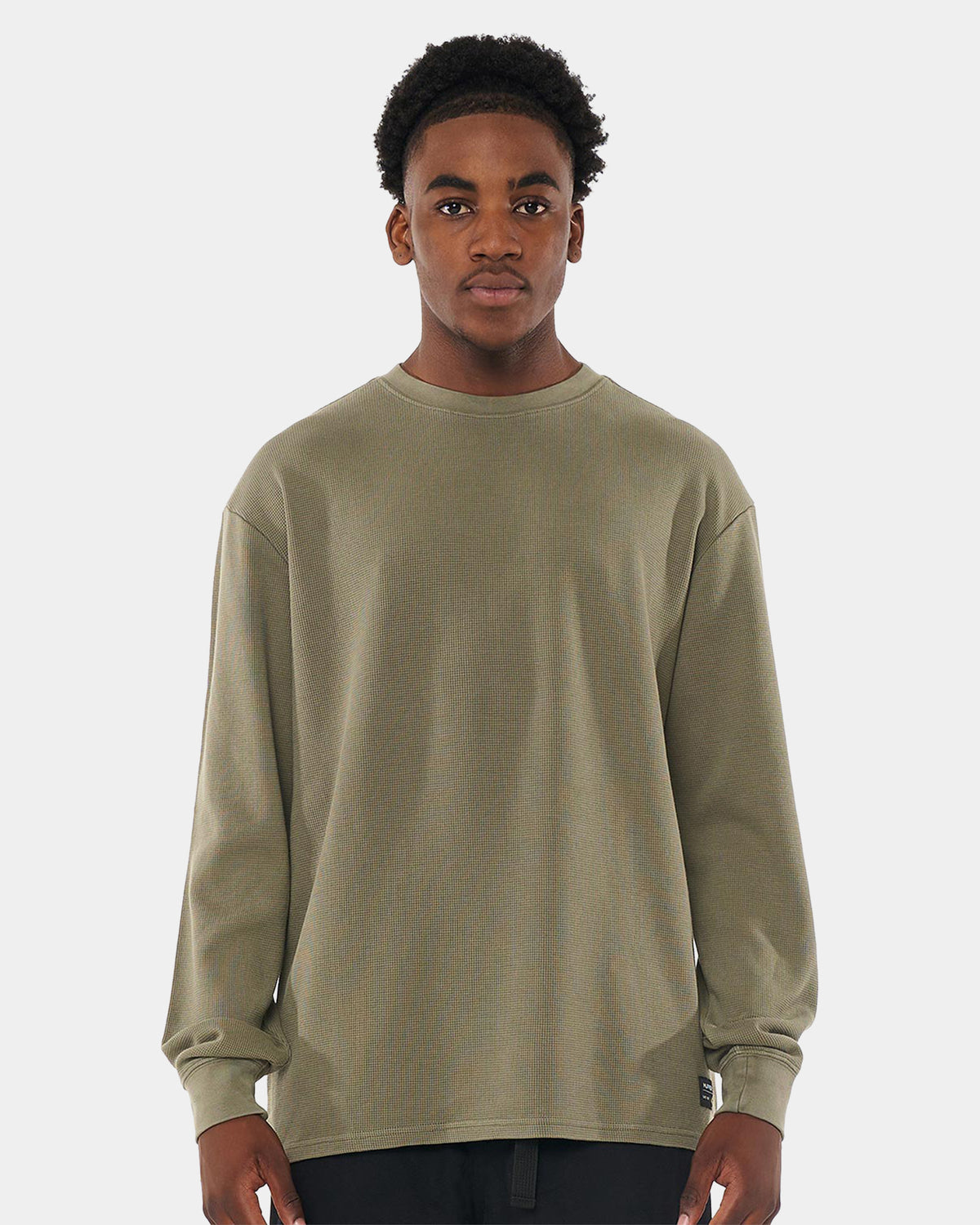 MENS WAFFLE SUP LONG SLEEVE T-SHIRT
