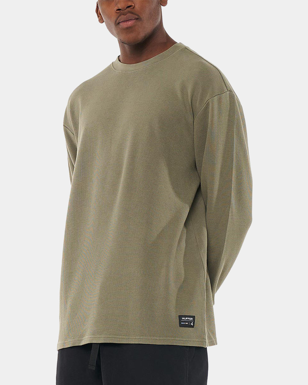 MENS WAFFLE SUP LONG SLEEVE T-SHIRT