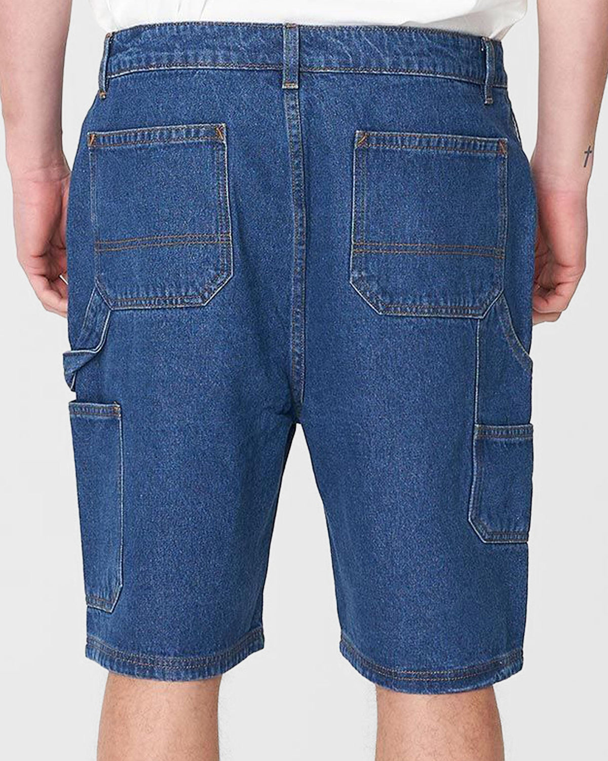 MENS DENIM CARPENTER SHORTS