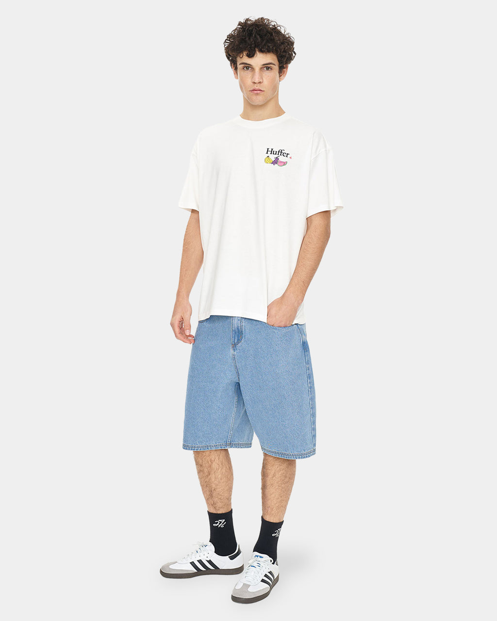 MENS BLOCK EMBROIDED WALKSHORTS