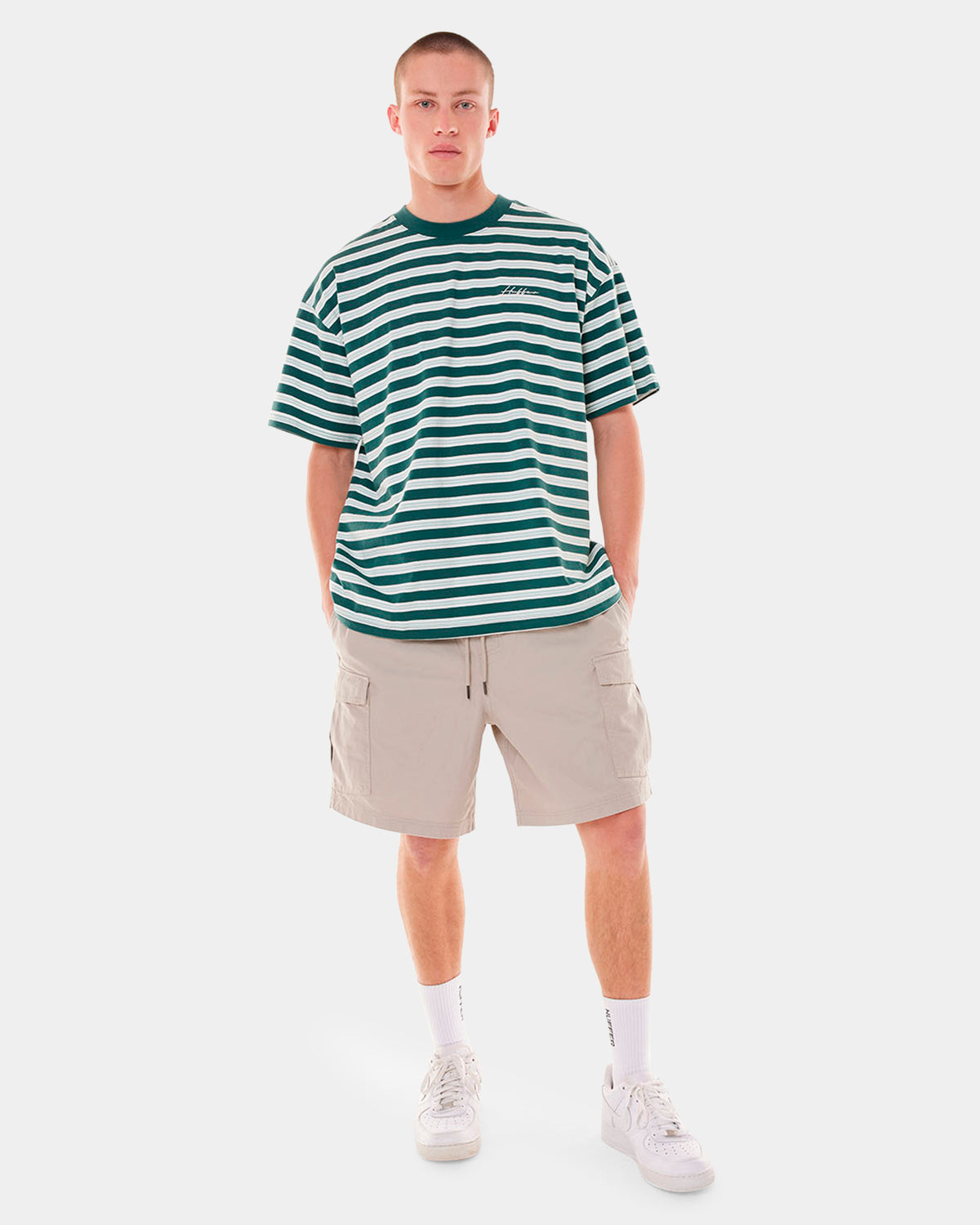 MENS STRIPE BOX FREE T-SHIRT