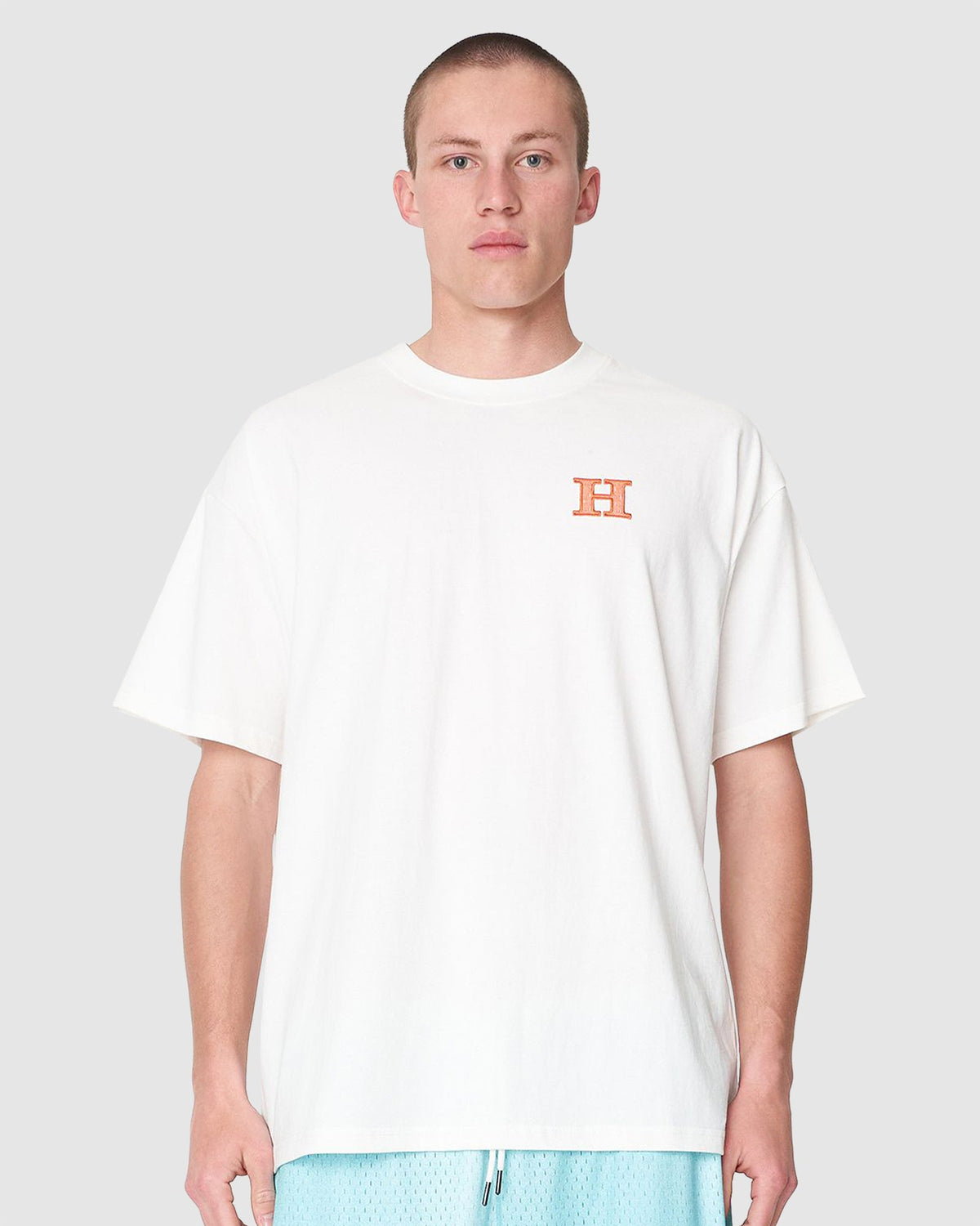 MENS BOX FREE APPLIQUE-SHIRT