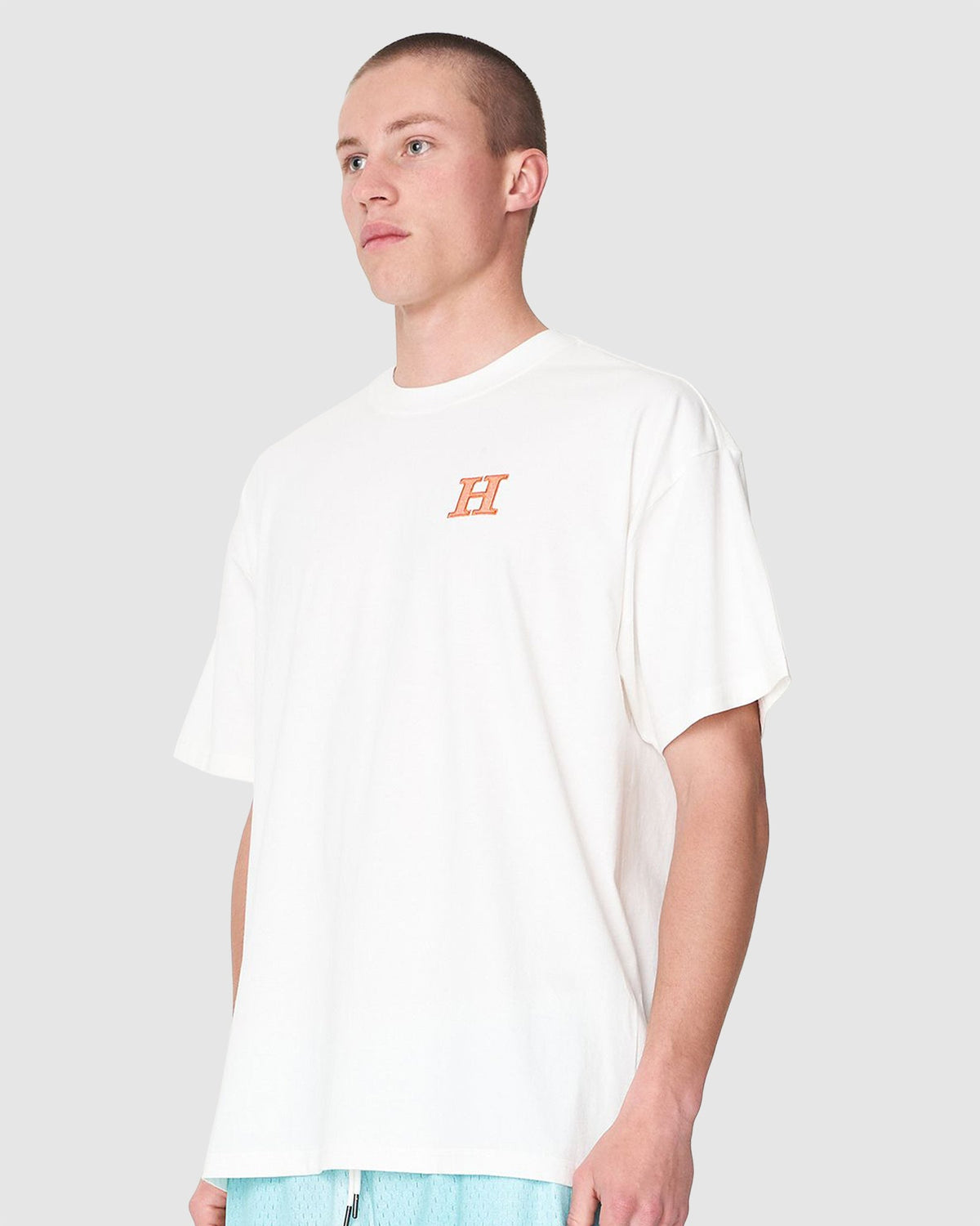 MENS BOX FREE APPLIQUE-SHIRT