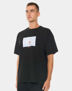 MENS HOOPED BLOCK T-SHIRT