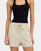 Womens Roam Elastic Waist Shorts