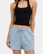 Womens Paloma Elastic Waist Shorts