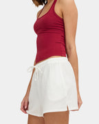 Womens Paloma Elastic Waist Shorts