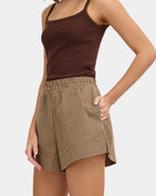 Womens Chito Elastic Waist Shorts