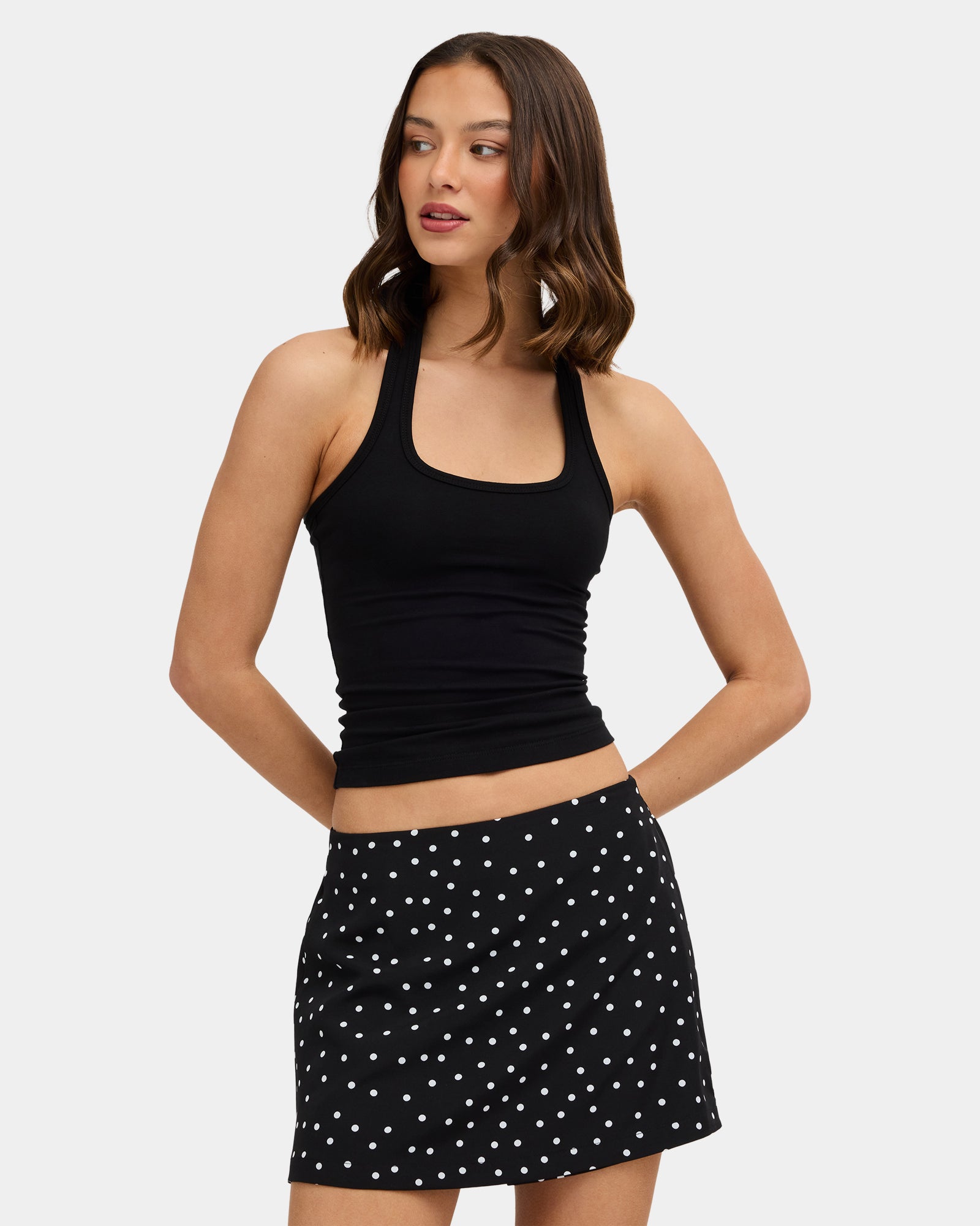 Womens Hug Me Halter Tank Top