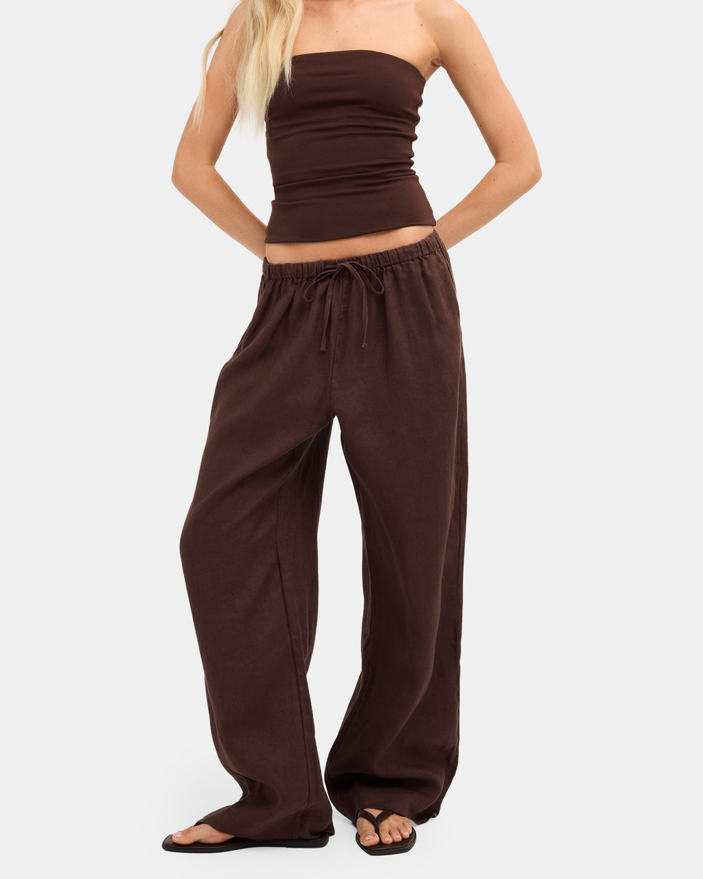 Womens Lynxley Linen Pants
