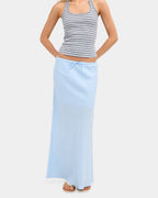 Womens Lyric Linen Maxi Skirt
