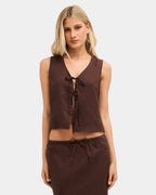 Womens Layton Linen Tank Top