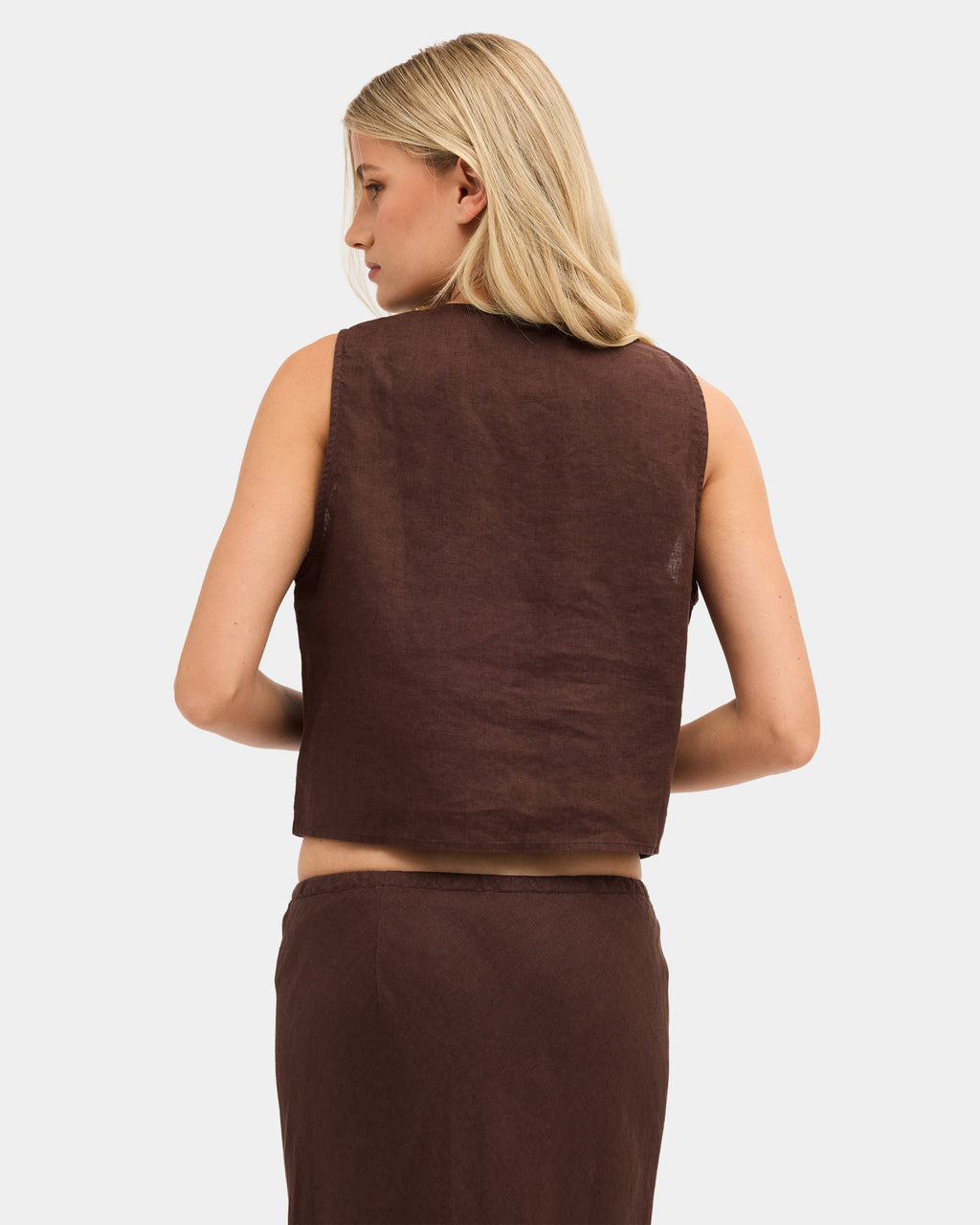 Womens Layton Linen Tank Top