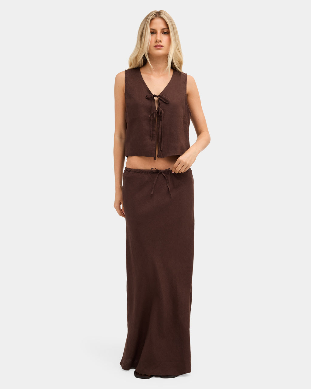 Womens Layton Linen Tank Top