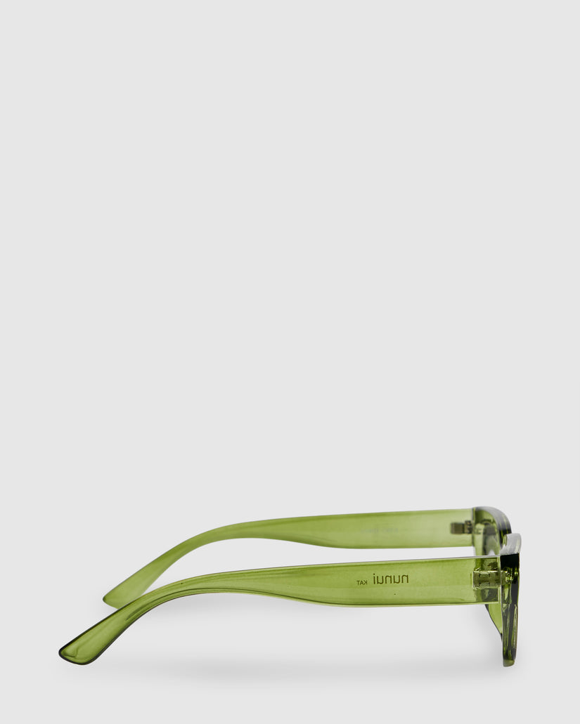 Kat Clear Square Sunglasses