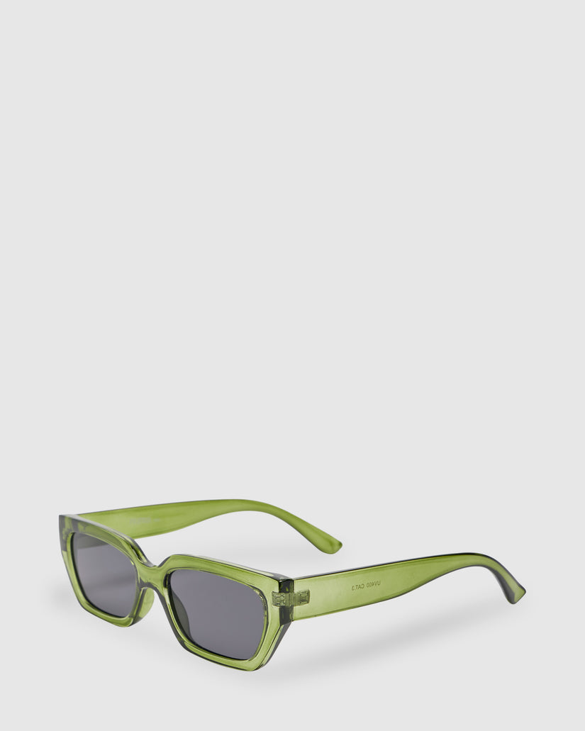 Kat Clear Square Sunglasses