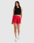 Womens Palmy Elastic Waist Shorts