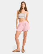 Womens Palmy Elastic Waist Shorts