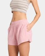 Womens Palmy Elastic Waist Shorts