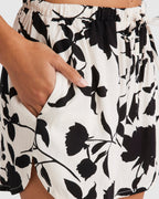 WOMENS DRIFTING PRINT SHORT S