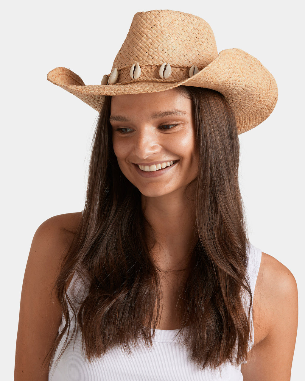 Womens Cowrie Cowboy Hat