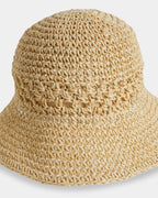 Womens Luton Straw Bucket Hat