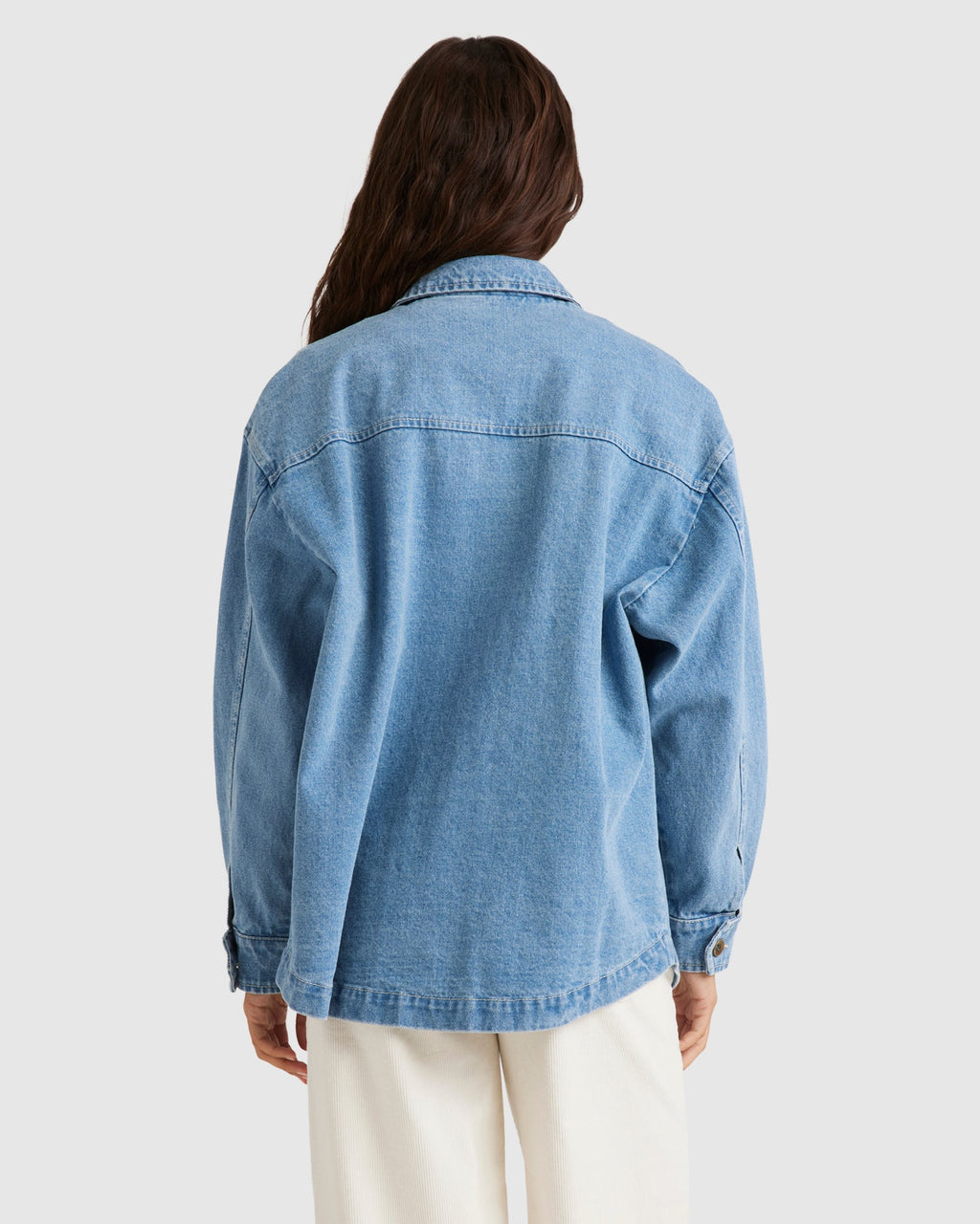 WOMENS TWILL SCHACKET