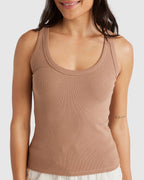 WOMENS SCOOP ACTION TANK TOP