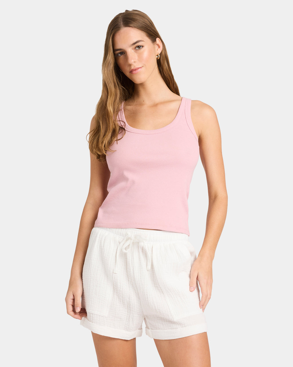 WOMENS SCOOP ACTION TANK